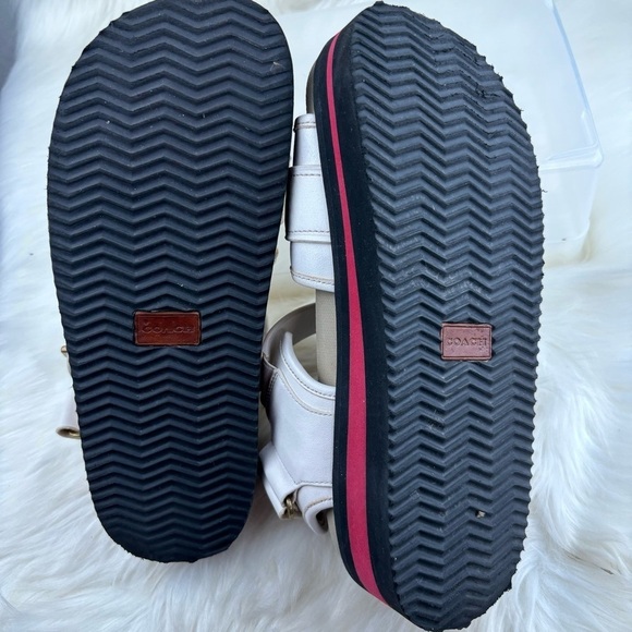 COACH TRAIL PLATFORM SANDALS SIZE 9B WOMANS - Picture 11 of 13